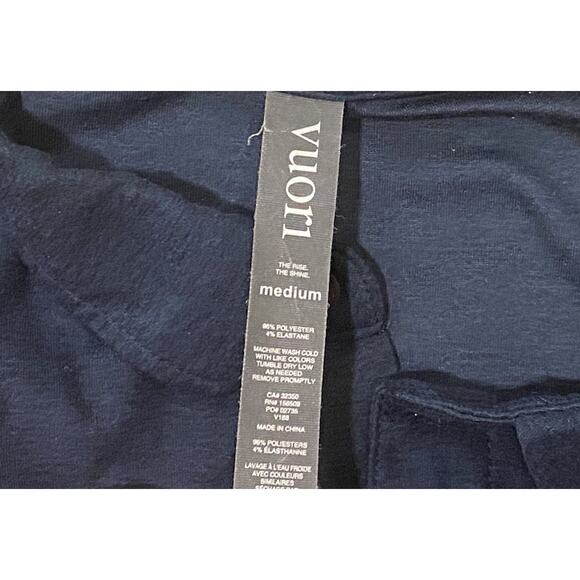 Vuori Strato Tech Stretch Polo Shirt Men's M Navy Dark Short Sleeve Medium EUC - Picture 4 of 4